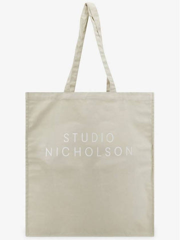 Public lettering logo Dove tote bag SNW 217 - STUDIO NICHOLSON - BALAAN 1