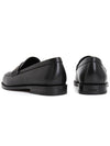 Granville Oblique Leather Loafer Black - DIOR - BALAAN.