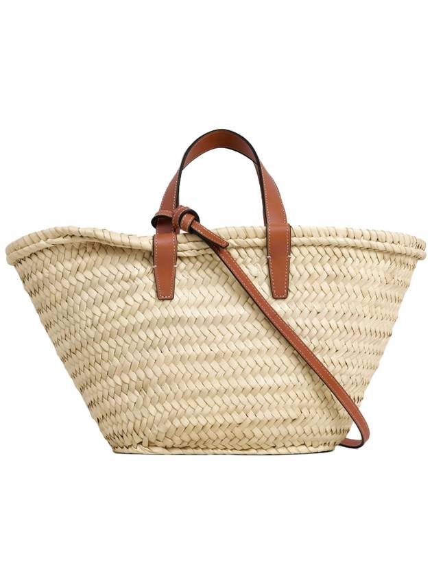 Triomphe Classic Pannier Rattan Tote Bag Tan - CELINE - BALAAN 4