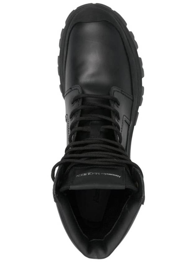 Wander Leather Combat Boots Black - ALEXANDER MCQUEEN - BALAAN 3