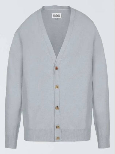 Cashmere Back Stitch Cardigan Pale Blue - MAISON MARGIELA - BALAAN 2