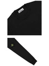 Compass Patch Crew Neck Sweatshirt Black - STONE ISLAND - BALAAN 6