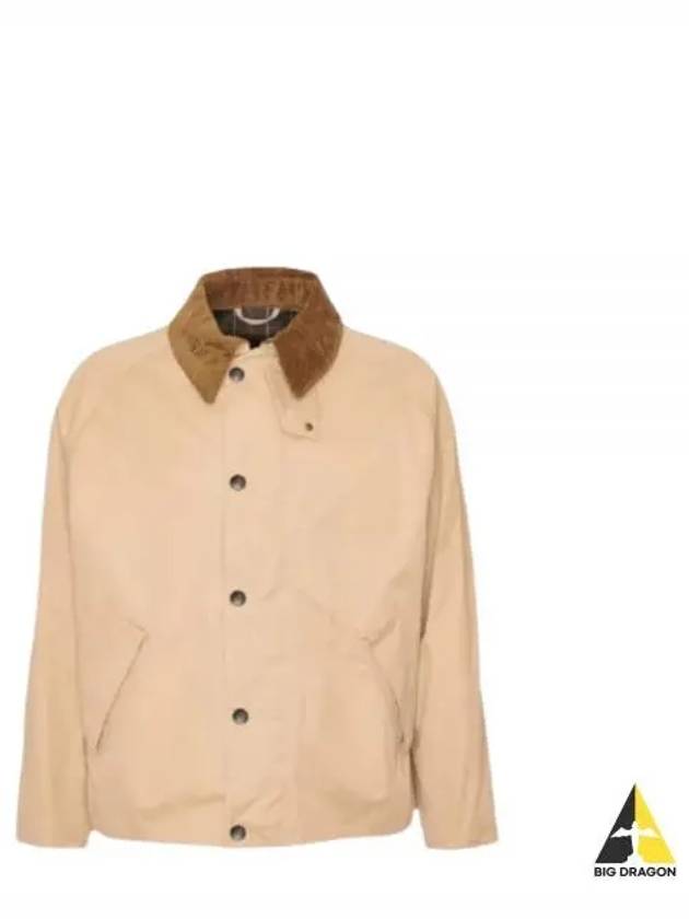 OS Transporter Casual Zip Up Jacket Beige - BARBOUR - BALAAN 2