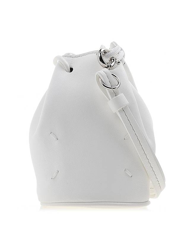 Tabi Micro Bucket Bag White - MAISON MARGIELA - BALAAN 1