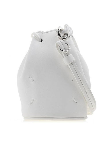 Tabi Micro Bucket Bag White - MAISON MARGIELA - BALAAN 1