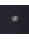 Logo Patch Cotton Short Sleeve T-Shirt Navy - STONE ISLAND - BALAAN 3