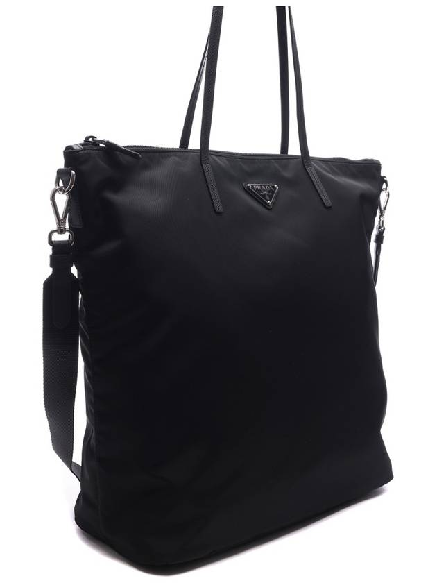 Triangle Logo Pocono Nylon Shoulder Bag Black - PRADA - BALAAN 4