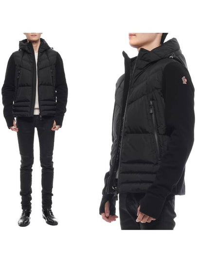 Padded zip up jacket black - MONCLER - BALAAN 2