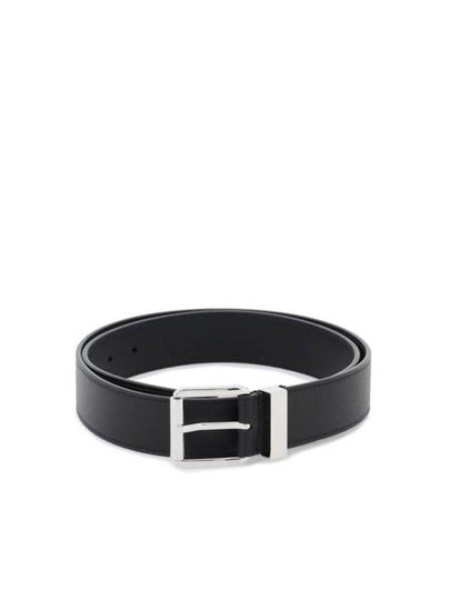 Engraved Loop Leather Belt Black - DIOR - BALAAN 2