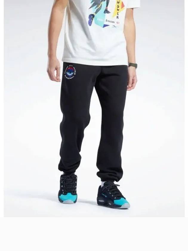 City League Brushed Sweatpants Black HG0153 - REEBOK - BALAAN 1