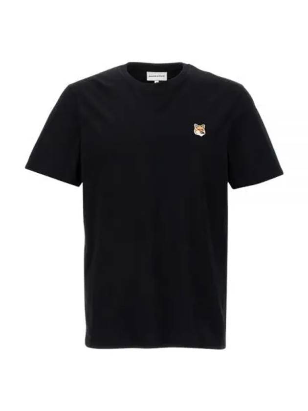 Fox Head Patch Classic Short Sleeve T-Shirt Black - MAISON KITSUNE - BALAAN 2