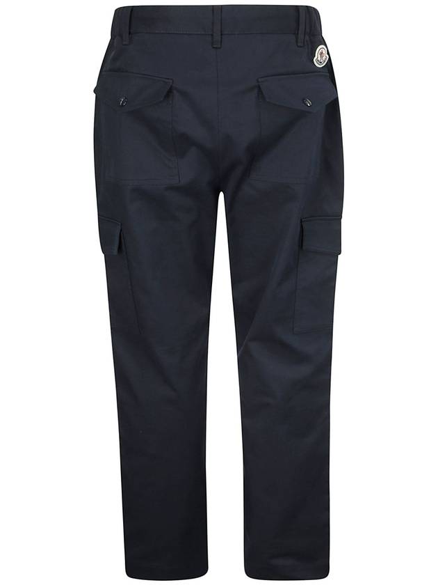 Gabardine Track Pants Royal Blue - MONCLER - BALAAN 3