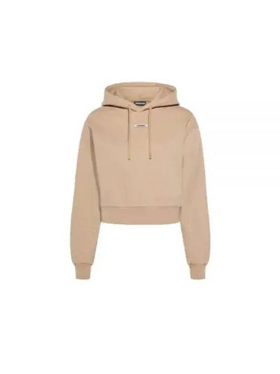 Le Sweatshirt Gros Grain Cotton Hoodie Beige - JACQUEMUS - BALAAN 2