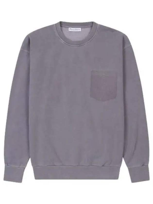 Logo pocket sweatshirt gray T shirt - JW ANDERSON - BALAAN 1