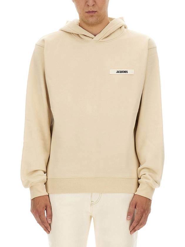 Le Gros Grain Hoodie Beige - JACQUEMUS - BALAAN 2