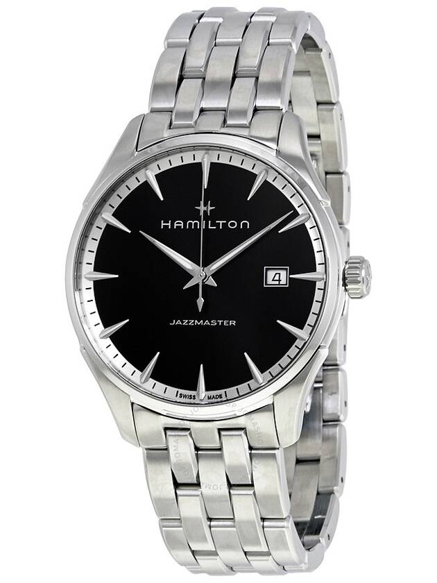 Jazzmaster Gent Metal Quartz Watch Black - HAMILTON - BALAAN 2