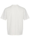 Men's Short Sleeve T-Shirt White SW21ETS01WT - SOLEW - BALAAN 3