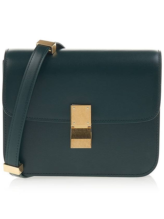 Teen Classic Box Cross Bag Green - CELINE - BALAAN.