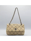 brown shoulder bag - CHANEL - BALAAN 1