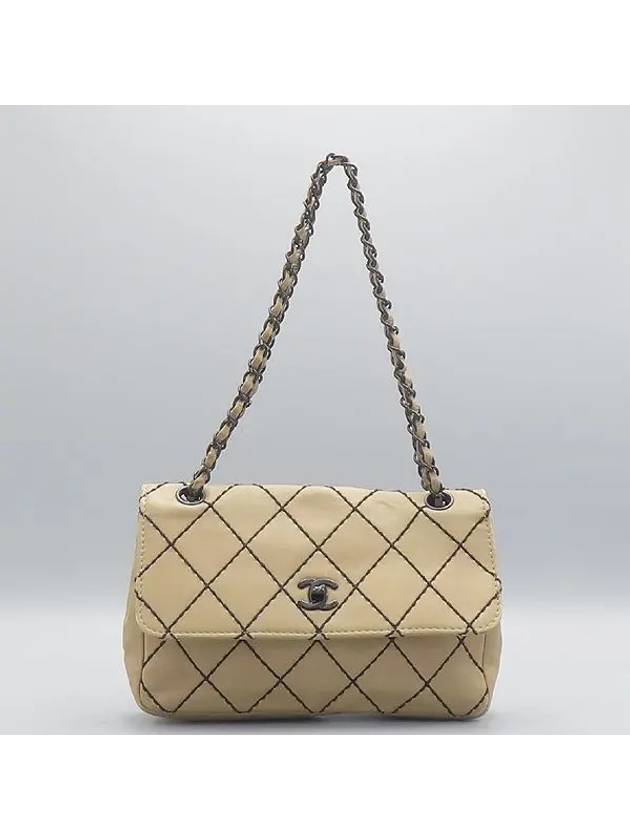 brown shoulder bag - CHANEL - BALAAN 1