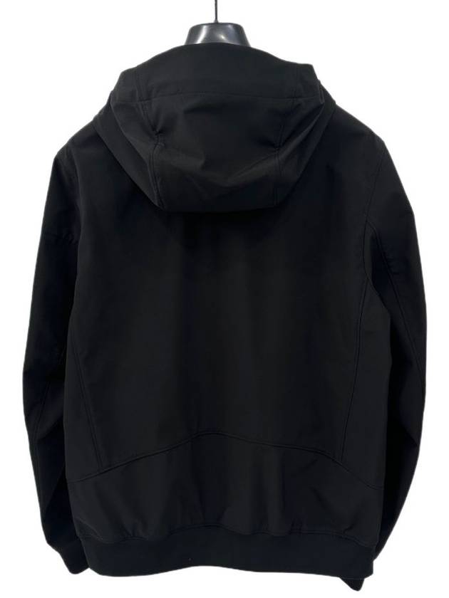 Men's Solf Shell R Lens Hooded Jacket Black - CP COMPANY - BALAAN 6