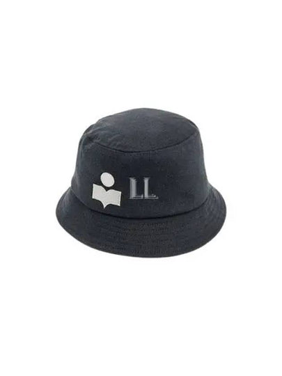 Embroidered Logo Bucket Hat Grey - ISABEL MARANT - BALAAN 2