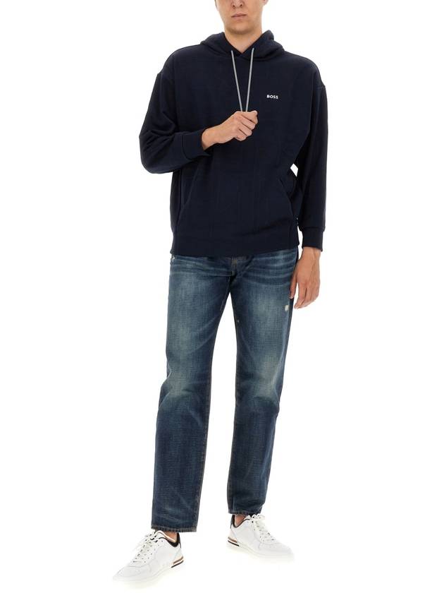 SWEATSHIRT WITH LOGO - HUGO BOSS - BALAAN 2