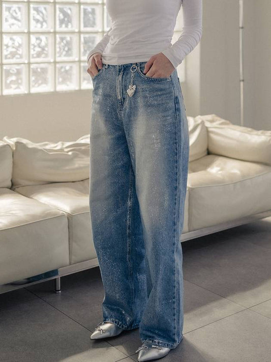 Pearl Festive Edition Wide Denim Pants - HARDCORE HAPPINESS - BALAAN 1