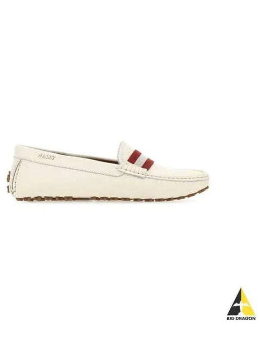 Women s MOCASSINO loafer white LADYES586207 - BALLY - BALAAN 1