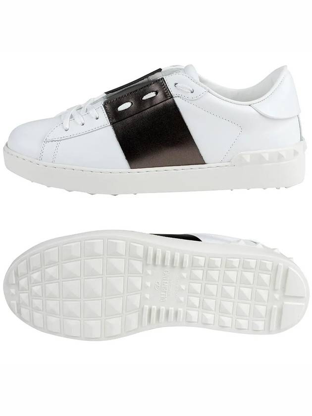 Hidden Low Top Sneakers White Ruthenium - VALENTINO - BALAAN 7