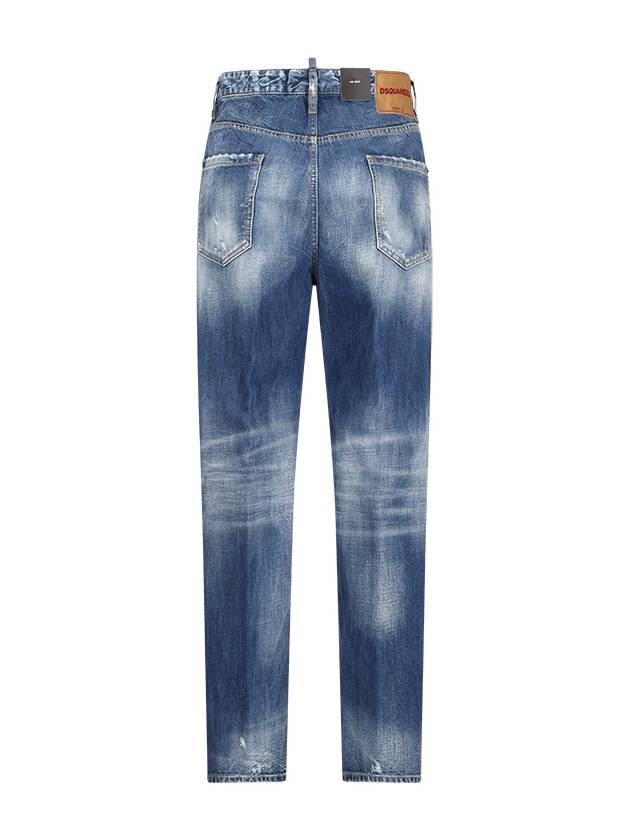 STRAIGHT JEANS WITH A LIVED EFFECT - DSQUARED2 - BALAAN 2