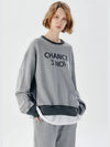 Unisex CHMXMTM Snowy Sweatshirt Mix Gray - CHANCE'S NOI - BALAAN 3