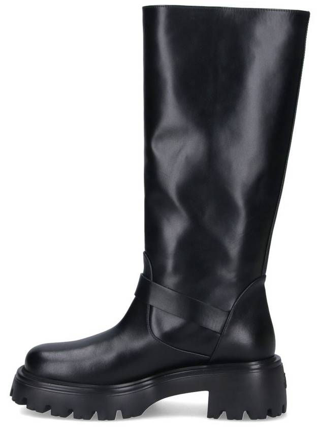 Emerson Moto Long Boots Black - STUART WEITZMAN - BALAAN 4