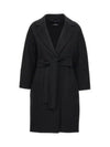 Women s Arona Virgin Wool Coat Black - S MAX MARA - BALAAN 2