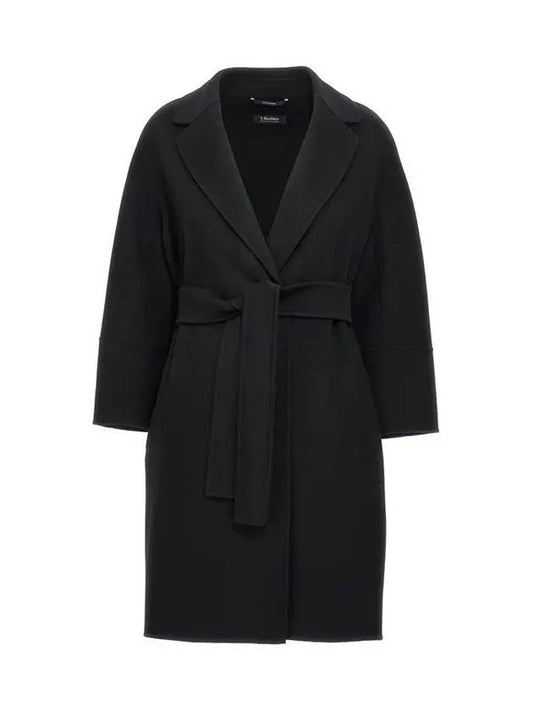 Women s Arona Virgin Wool Coat Black - S MAX MARA - BALAAN 2