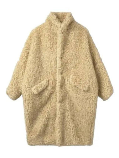 MM6 oversized double fur coat beige - MAISON MARGIELA - BALAAN 1