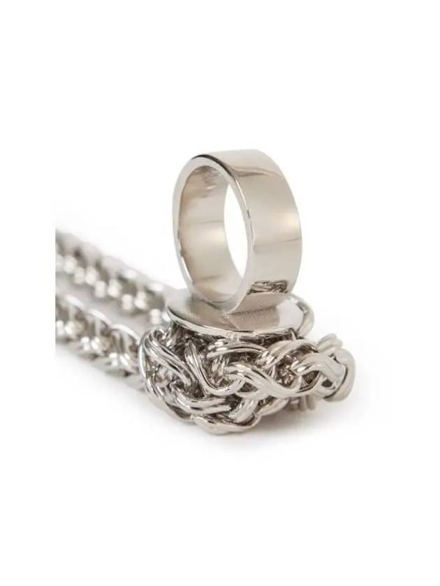 Multi chain strap decoration ring 222993 0082 - RAF SIMONS - BALAAN 5