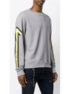 crew neck back logo sweatshirt gray - OFF WHITE - BALAAN 3