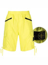 Wappen Patch Cargo Shorts Yellow - STONE ISLAND - BALAAN 2