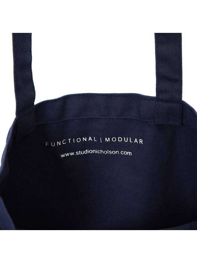 Logo Print Small Tote Bag Navy - STUDIO NICHOLSON - BALAAN 9