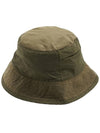 Hidden Pocket Nylon Bucket Hat Dark Green - TEN C - BALAAN 5