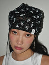 Floral Summer Beanie Black - USITE - BALAAN 2