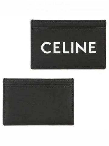 Logo leather men s card wallet 270975 - CELINE - BALAAN 1