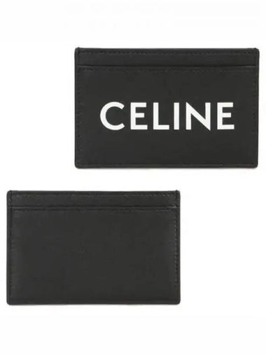 Logo leather card wallet 270579 - CELINE - BALAAN 1