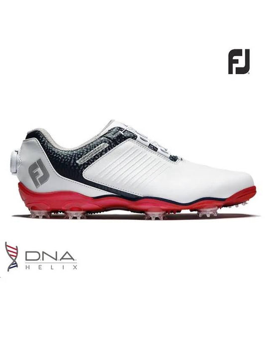 DNA Helix DNA HELIX Boa Golf Shoes 53865 XW White Navy Red Men's - FOOTJOY - BALAAN 2