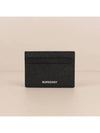 Grainy Leather Card Wallet Black - BURBERRY - BALAAN 3