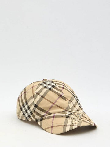 Check baseball hat - BURBERRY - BALAAN 1