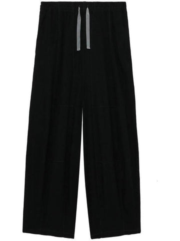 Men's HD 6OZ Denim Wide Pants Black - NEEDLES - BALAAN 1