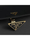 Leather Shoulder Bag Black - PRADA - BALAAN 3