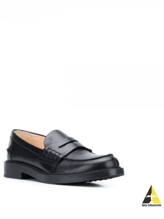 Women's Leather Penny Loafer Black - TOD'S - BALAAN 2